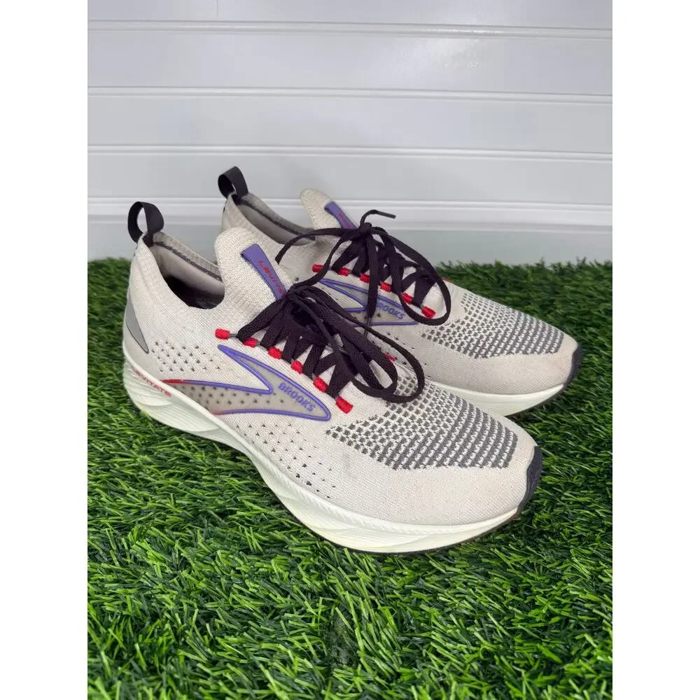Brooks Levitate StealthFit 6 Men’s 9.5 D Dawn Blue Purple Running Shoes 110397
